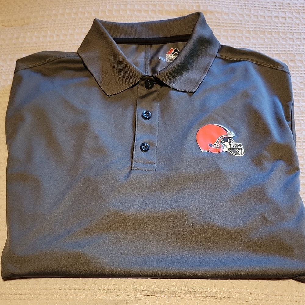 Men's Gray Polo Shirt with Logo
